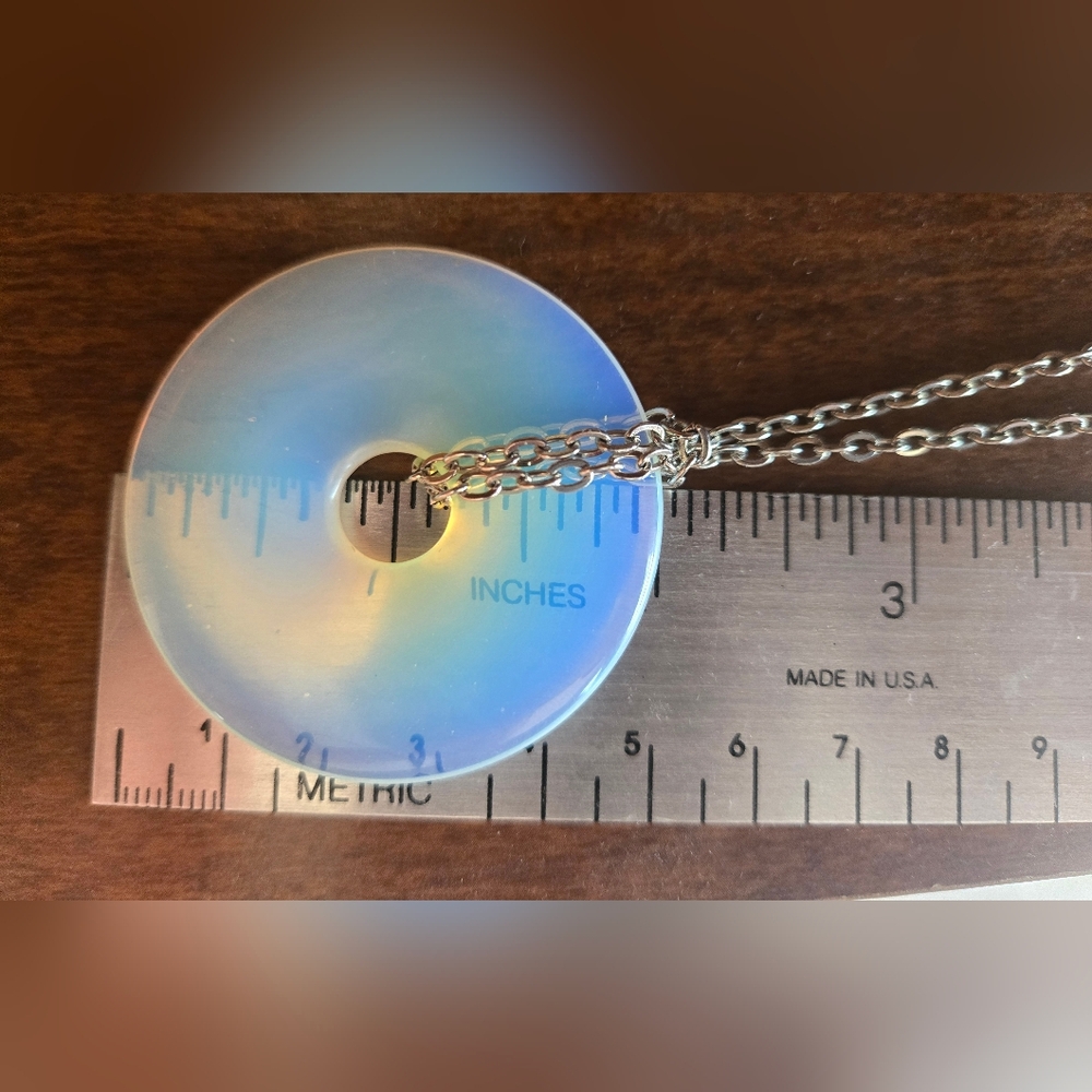 Vintage opalite necklace - Picture 9 of 10